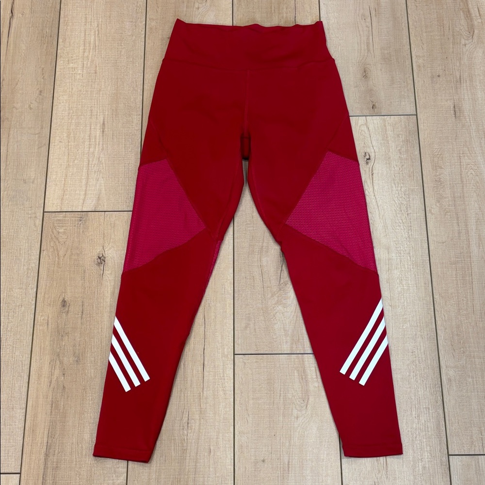 Adidas Women’s Small Red Running Leggings Pants